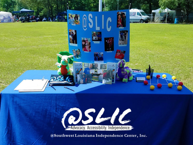 SLIC services represented at outdoor event